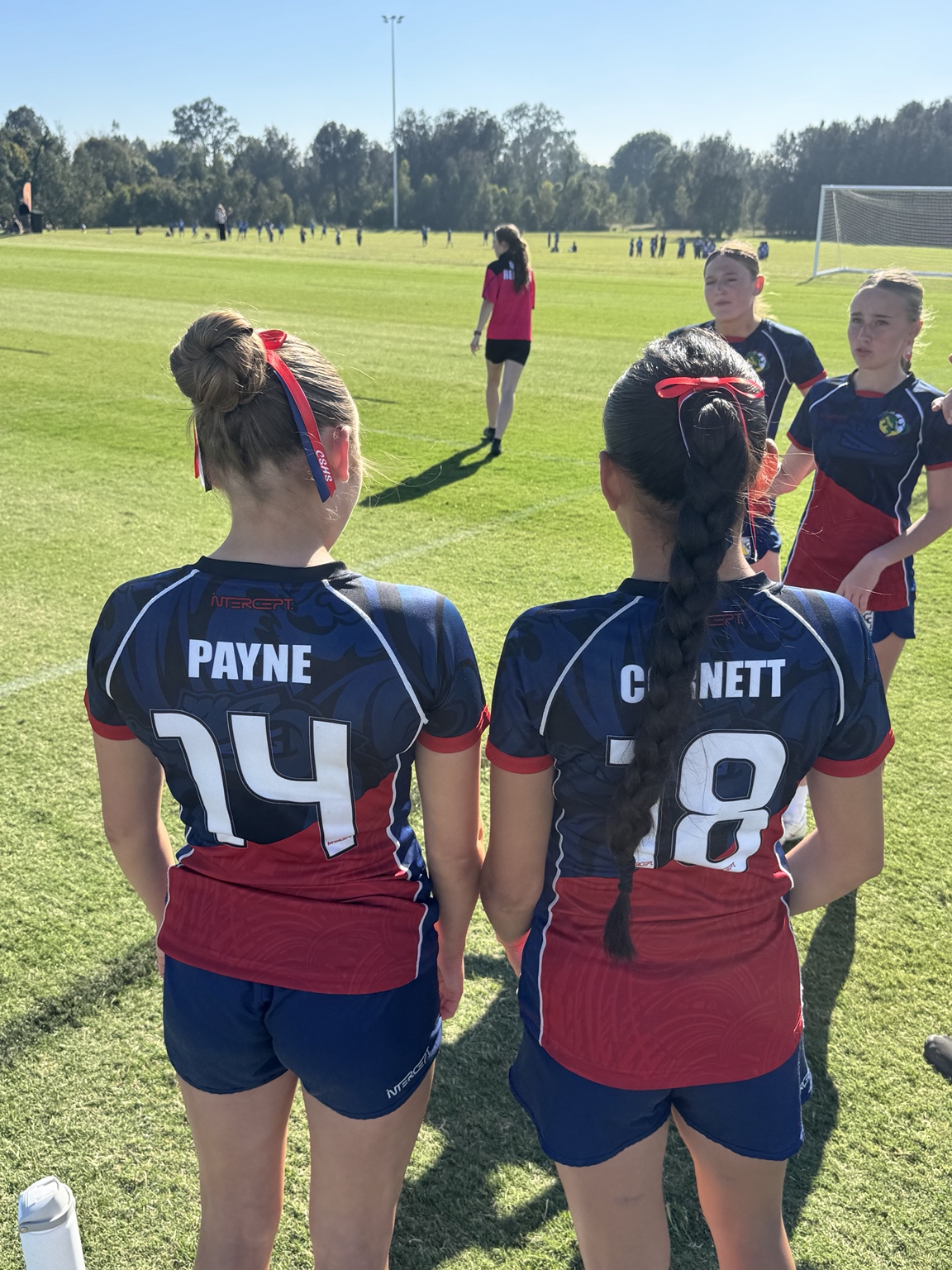 Personalised game-day ribbons